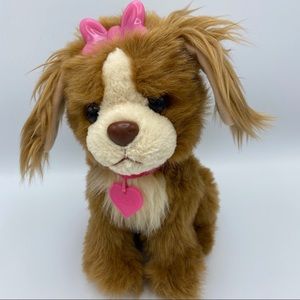 ANIMAGIC‎ ANGEL BROWN PUPPY DOG LIGHTS UP PLUSH TOY